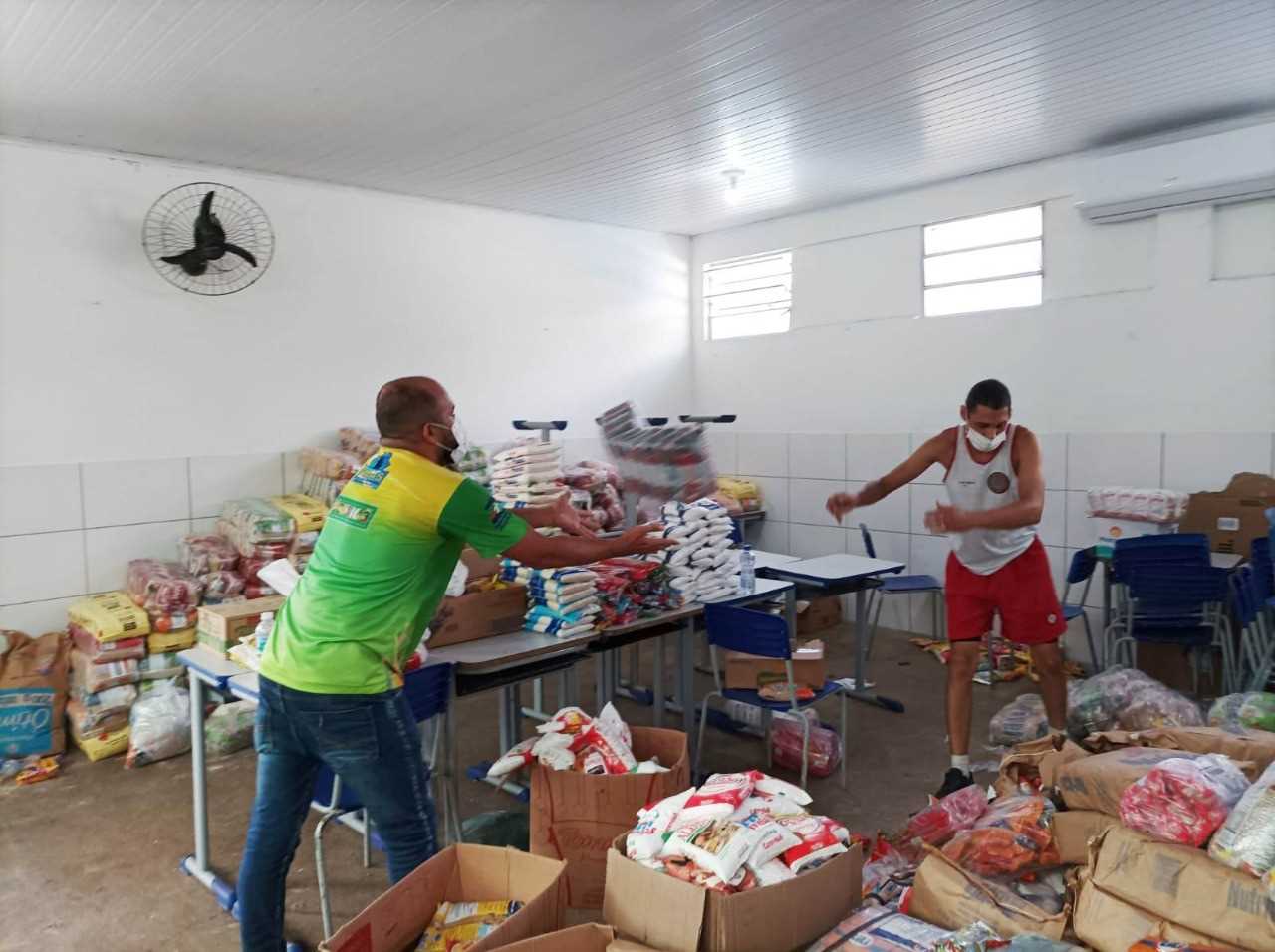 Secretaria de Assistência Social recebe mais doações do Corpo de Bombeiros